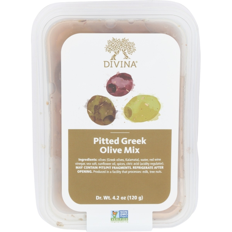 Pitted Greek Olive Mix, 4.2 oz