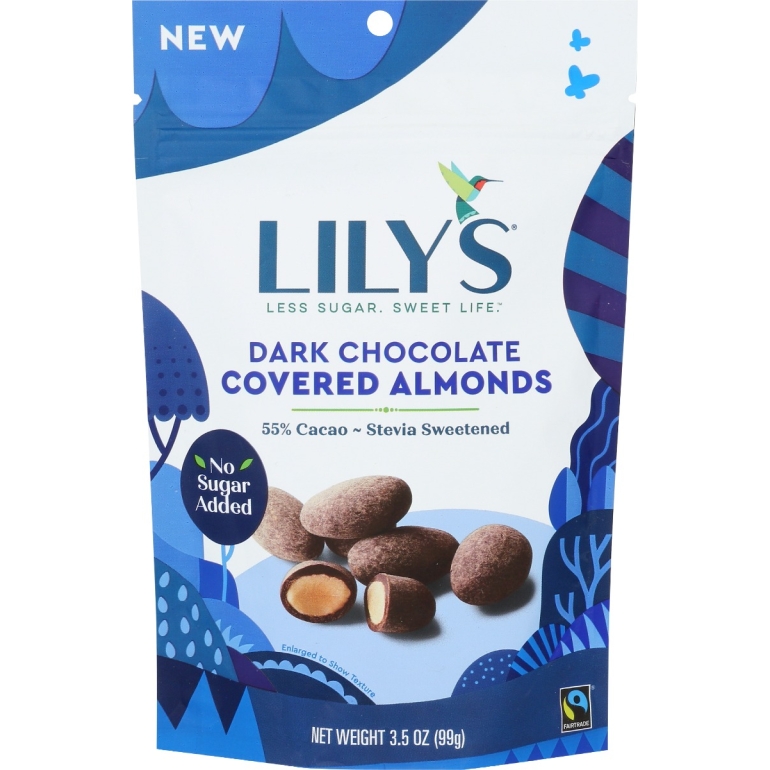 Dark Chocolate Covered Almonds, 3.5 oz