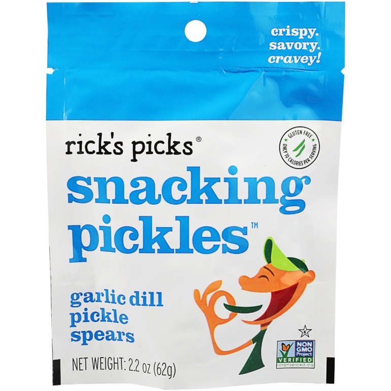 Garlic Dill Pickle Spears Snacking Pickles, 2.2 oz