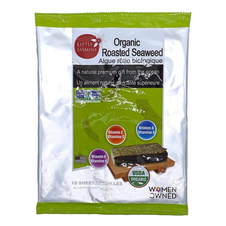 Organic Roasted Seaweed, 10 pc