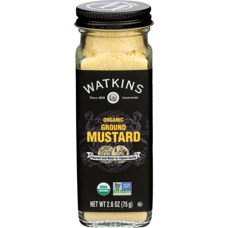 Organic Ground Yellow Mustard, 2.6 oz