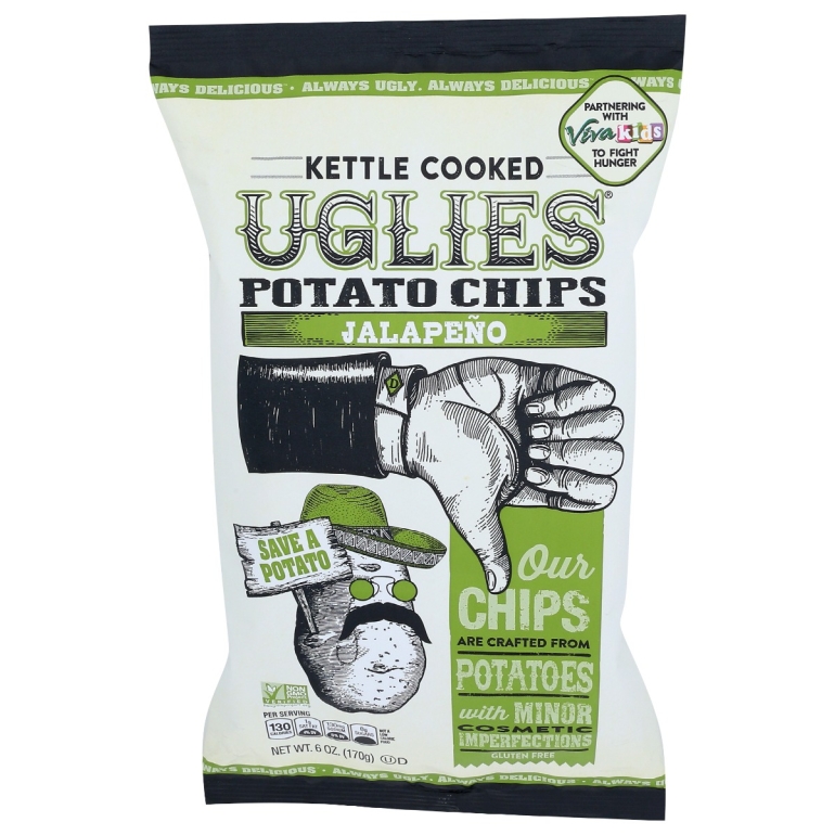 Jalapeno Potato Chips, 6 oz