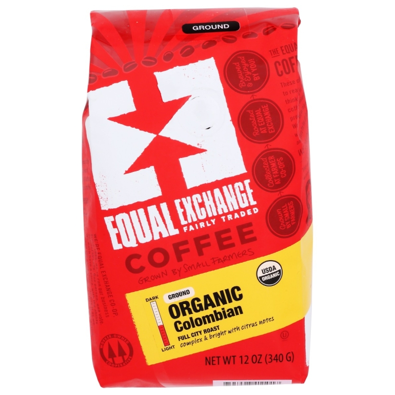 Coffee Columbian Ground Organic, 12 oz
