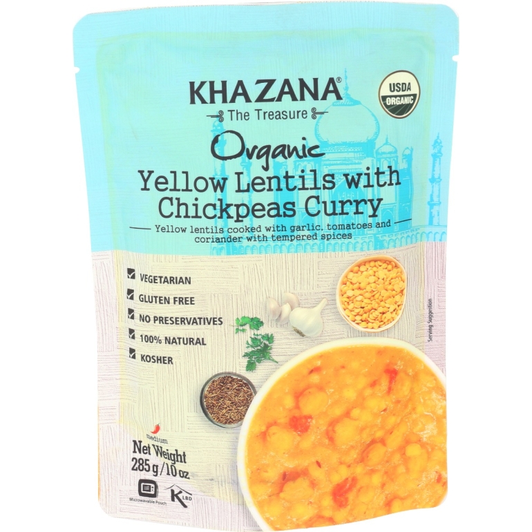 Yellow Lentils With Chickpeas Curry, 10 oz