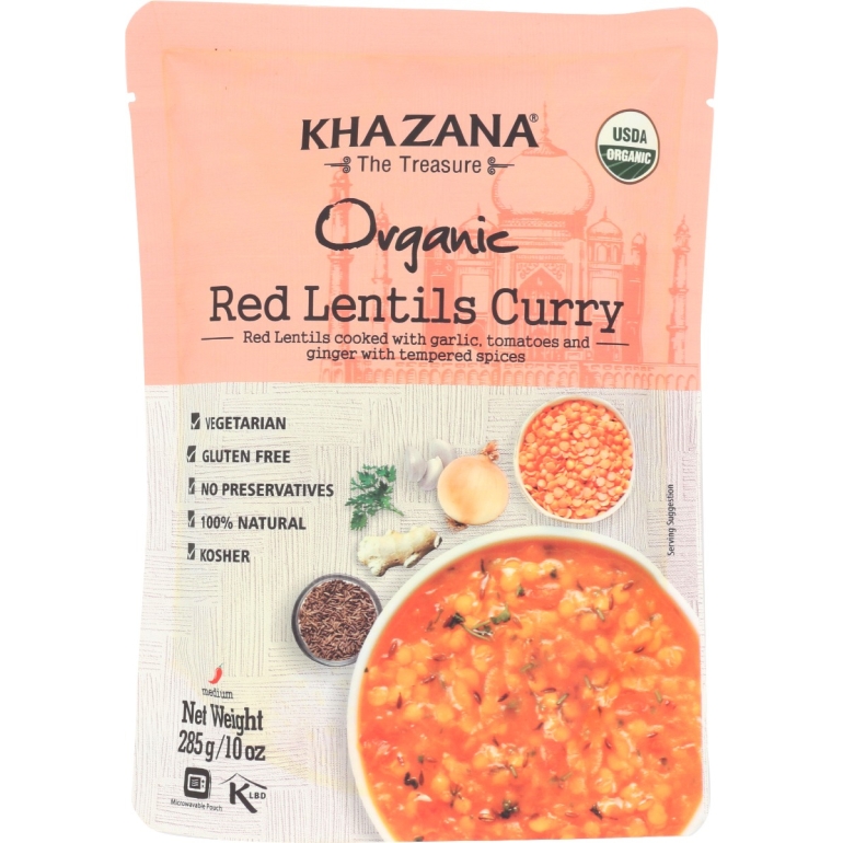 Entree Red Lentil Curry, 10 oz