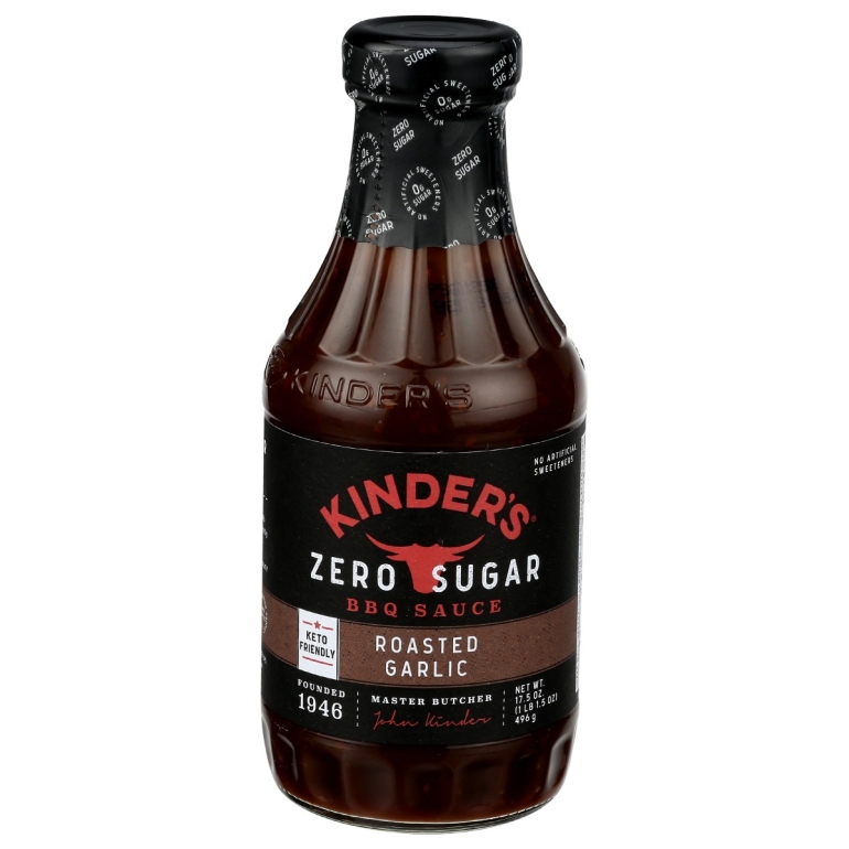 Zero Sugar Roasted Garlic Bbq Sauce, 17.5 oz