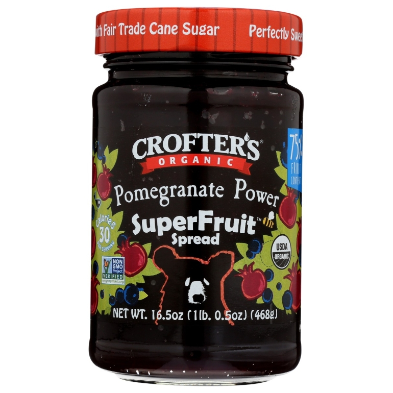 Organic Pomegranate Power Superfruit Spread, 16.5 oz