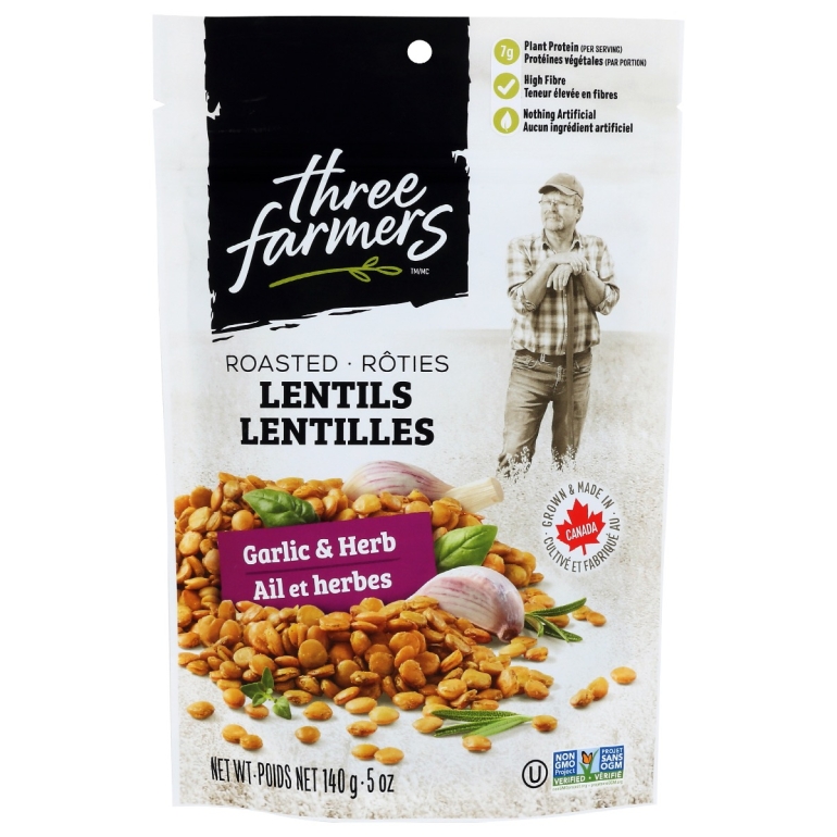 Snack Lentil Garlic Herb, 140 gm