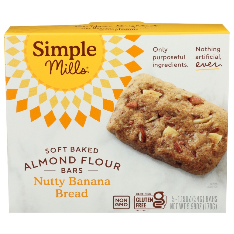 Nutty Banana Bread Soft Baked Bars, 5.99 oz