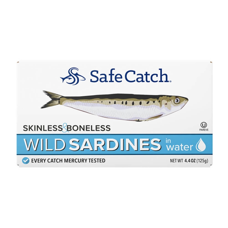 Skinless And Boneless Wild Sardines In Water, 4.4 oz