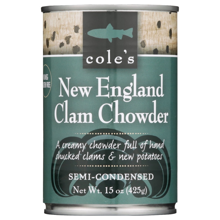 New England Clam Chowder Soup, 15 oz