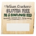 Gluten Free Fig & Sunflower Seed Artisan Crackers, 3.5 oz