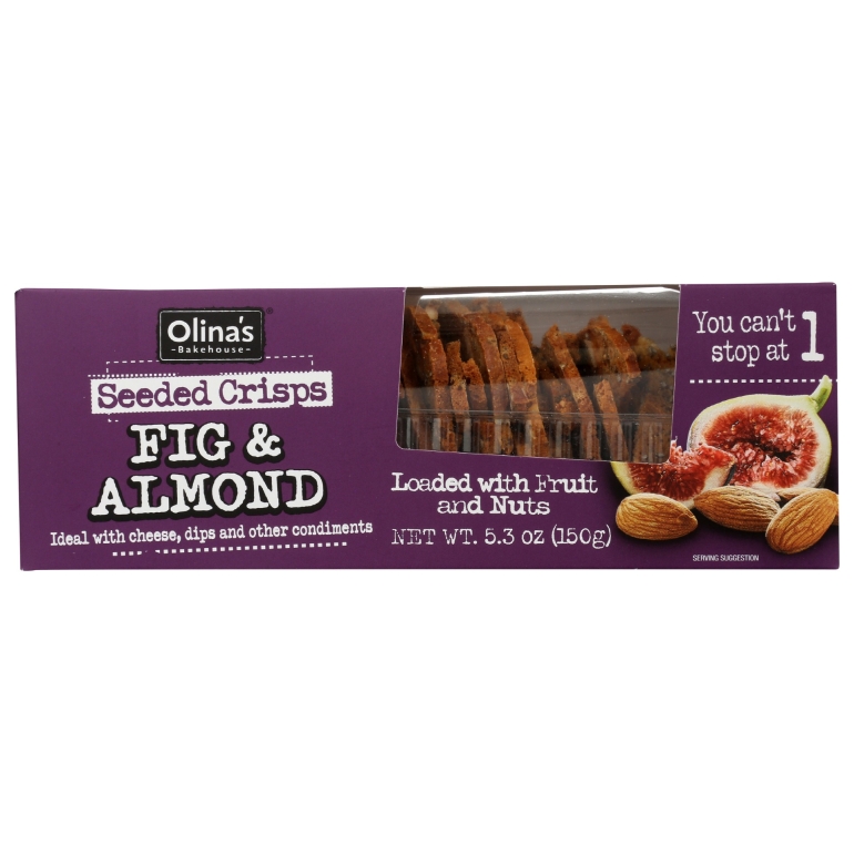 Fig & Almond Seeded Crisps, 5.3 oz