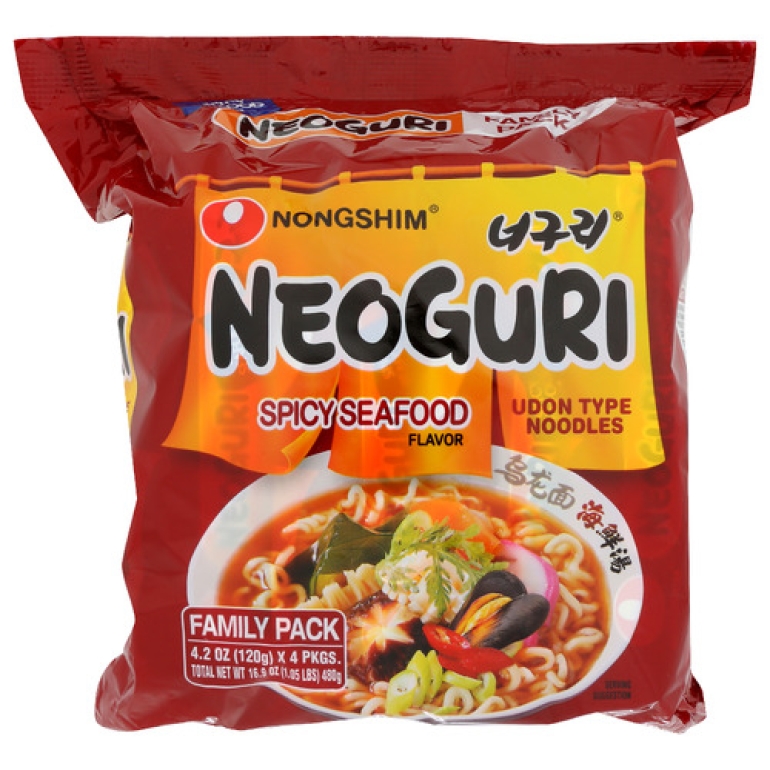 Neoguri Spicy Noodles 4Pk, 16.9 oz