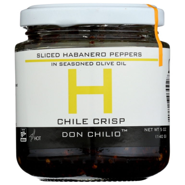 Sliced Habanero Peppers Chile Crisps, 5 oz
