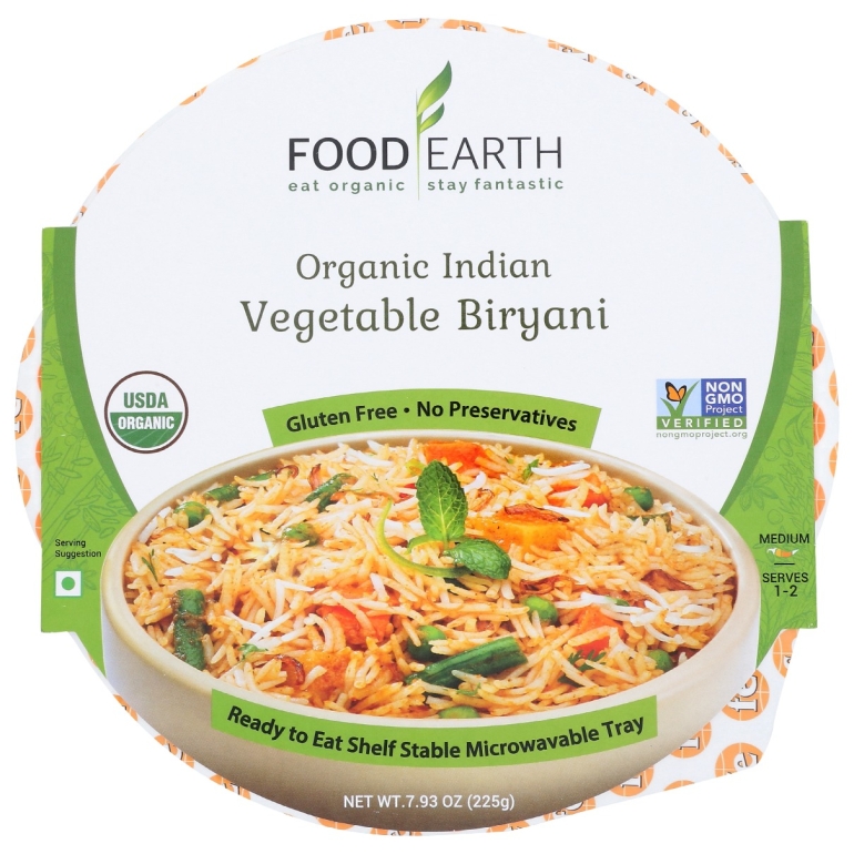 Entree Veg Biryani, 7.93 oz