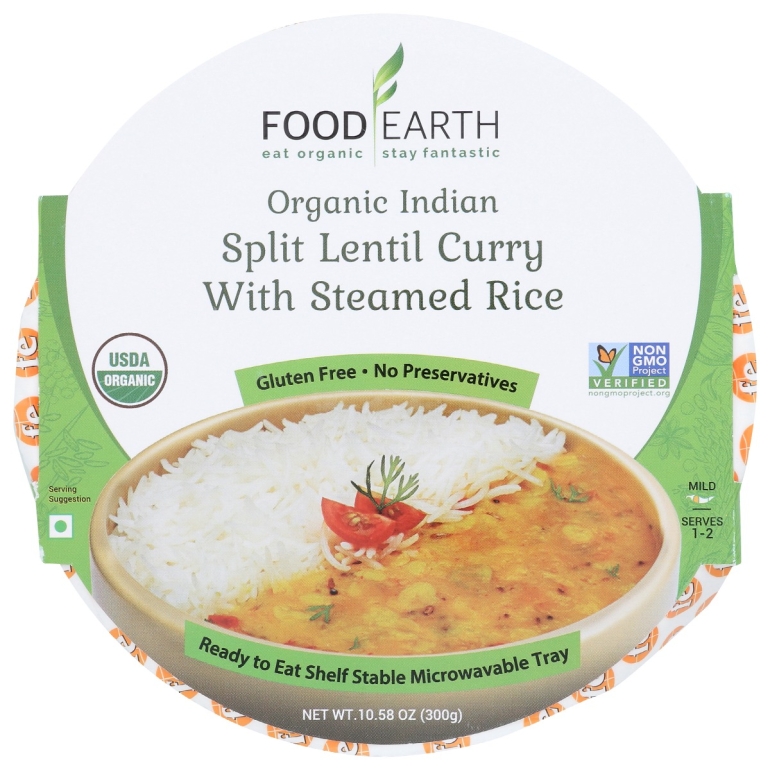 Entree Lentil Curry Rice, 10.58 oz