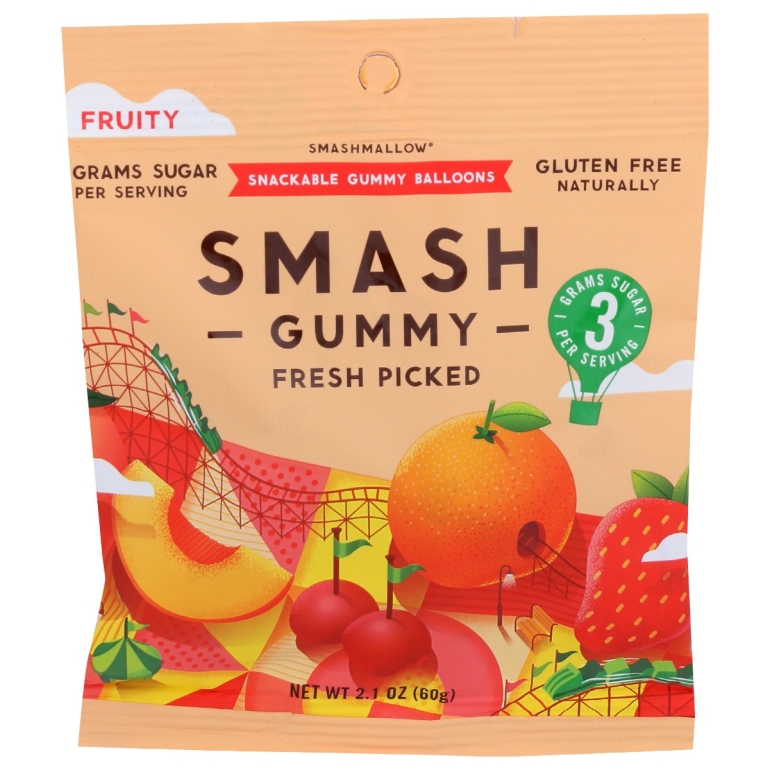 Smashgummy Fresh Picked, 2.1 oz