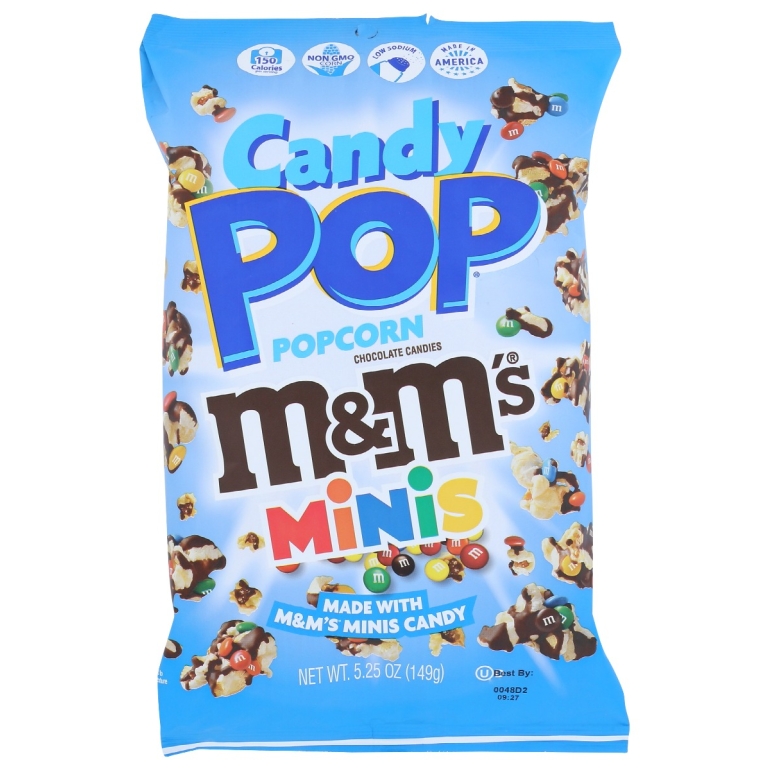 M&Ms Minis Candy Pop Popcorn, 5.25 oz