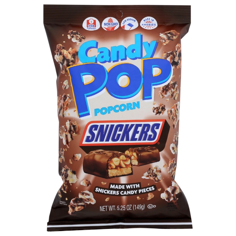 Snickers Candy Pop Popcorn , 5.25 oz