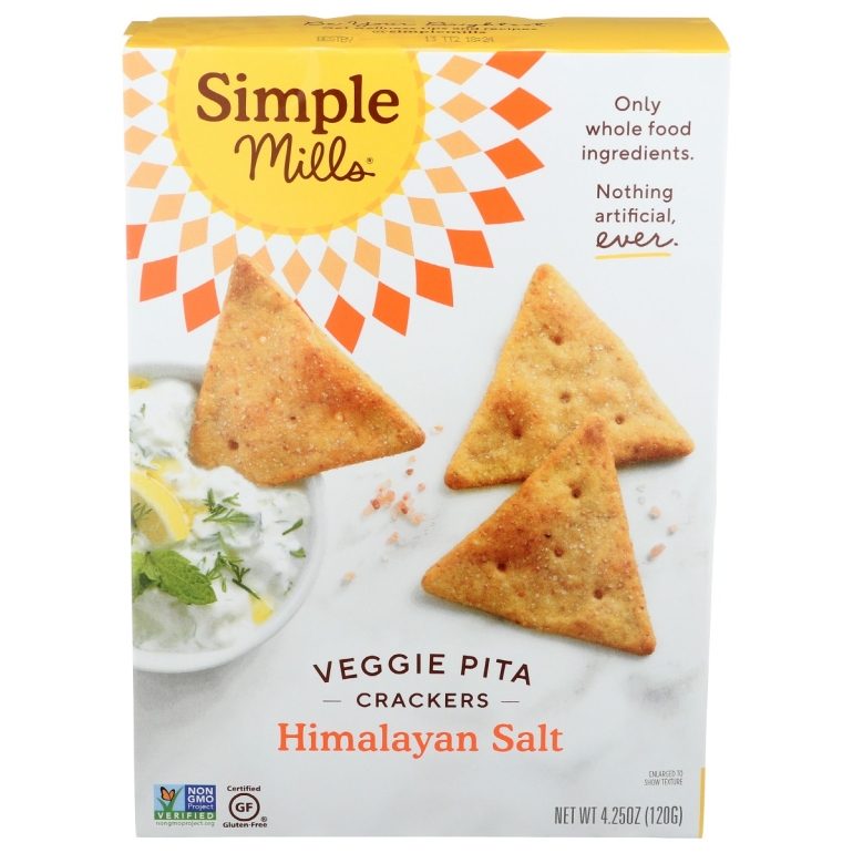 Himalayan Salt Veggie Pita Crackers, 4.25 oz
