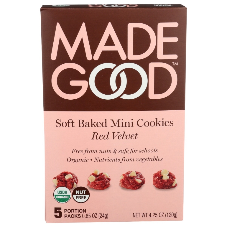 Red Velvet Soft Baked Mini Cookies, 4.25 oz