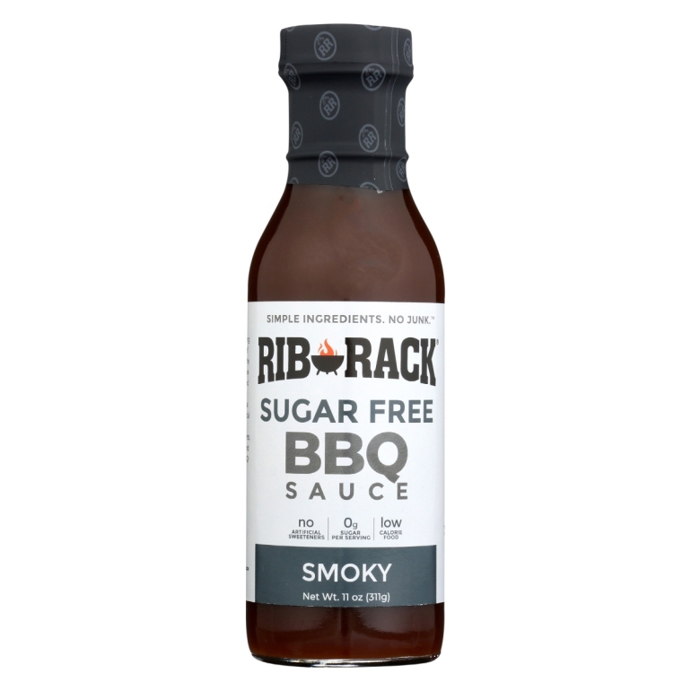 Sauce Bbq Smoky Sf, 11 oz