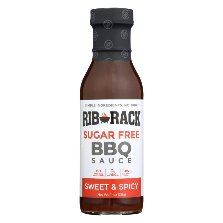 Sauce Bbq Sweet Spicy Sf, 11 oz