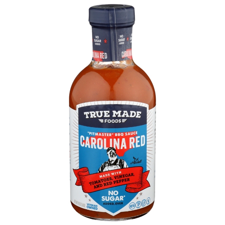 Carolina Red BBQ Sauce No Sugar, 18 oz