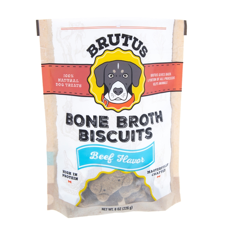 Bone Broth Biscuit Beef Flavor, 8 oz