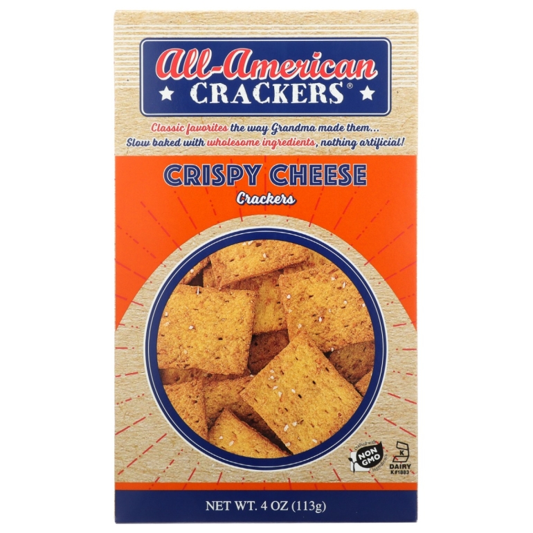 Crispy Cheese Crackers, 4 oz