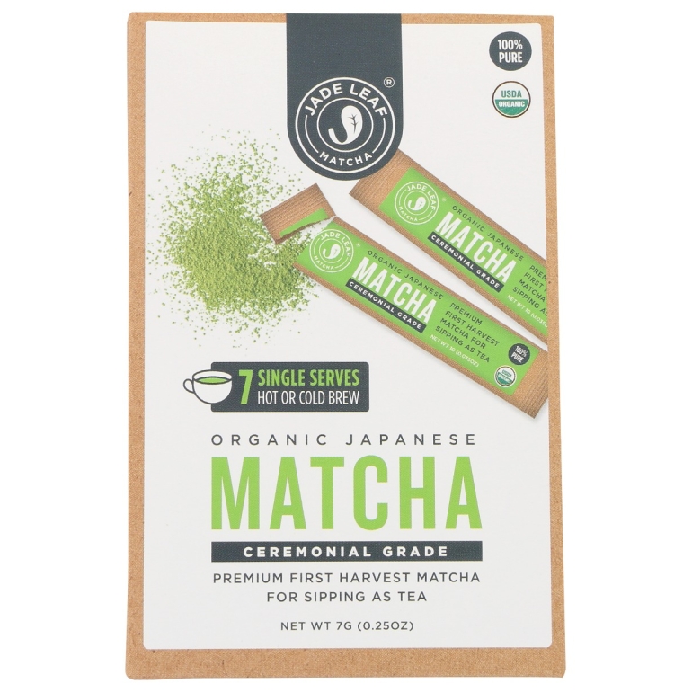 Organic Ceremonial Matcha Stick Packs, 0.25 oz