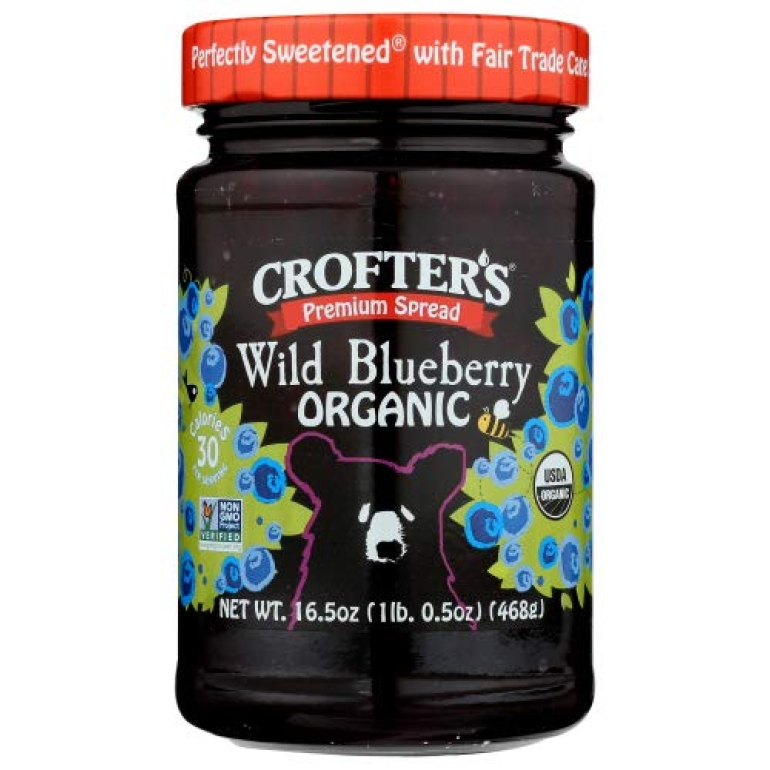 Organic Wild Blueberry Premium Spread, 16.5 oz