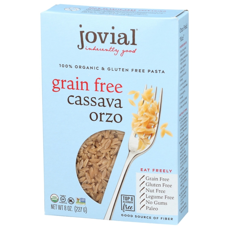 Organic Grain Free Cassava Orzo, 8 oz