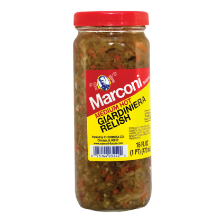 Medium Hot Giardiniera Relish, 16 oz