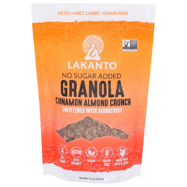 Cinnamond Almond Crunch Keto Granola, 11 oz