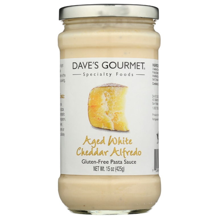 Aged White Cheddar Alfredo Pasta Sauce, 15 oz