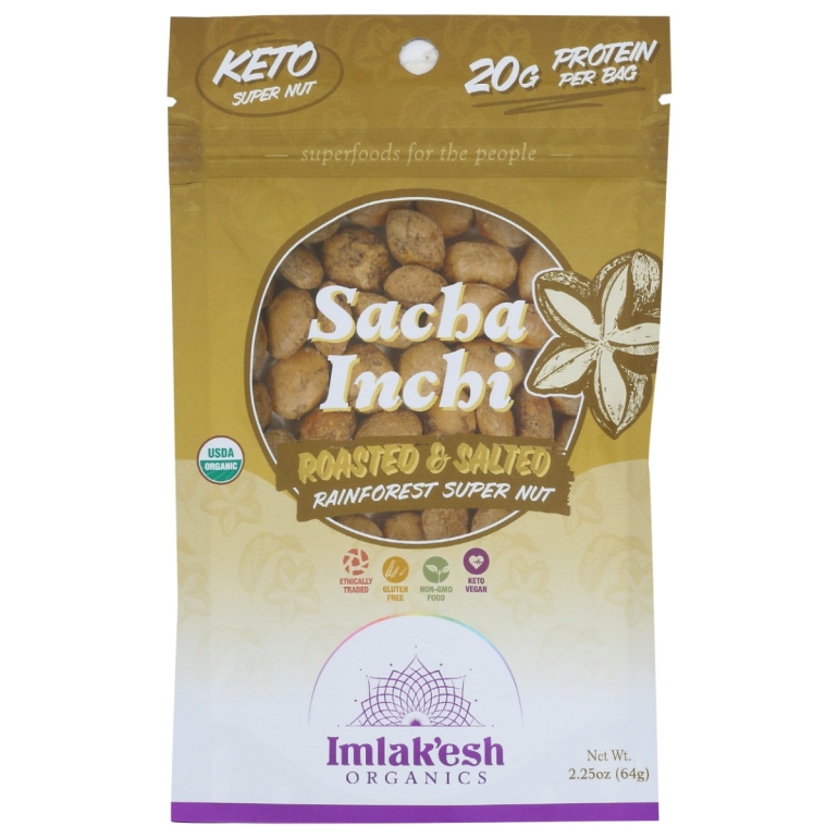 Organic Sacha Inchi Nuts, 2.25 oz