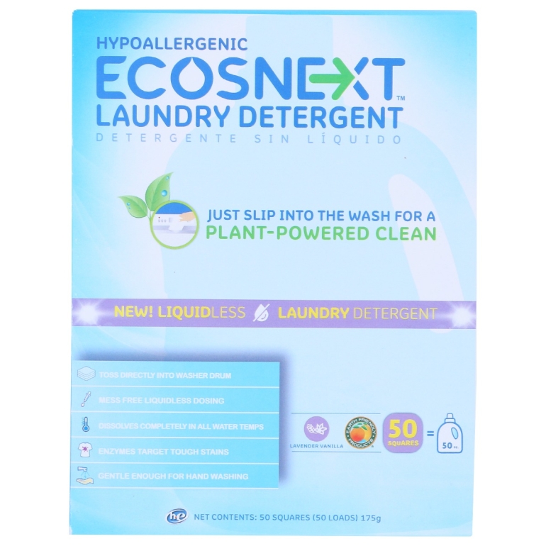 Next Liquidless Laundry Detergent Lavender Vanilla, 50 ea