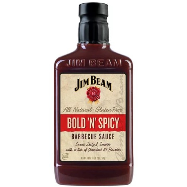 Sauce Bbq Bold N Spicy, 18 oz