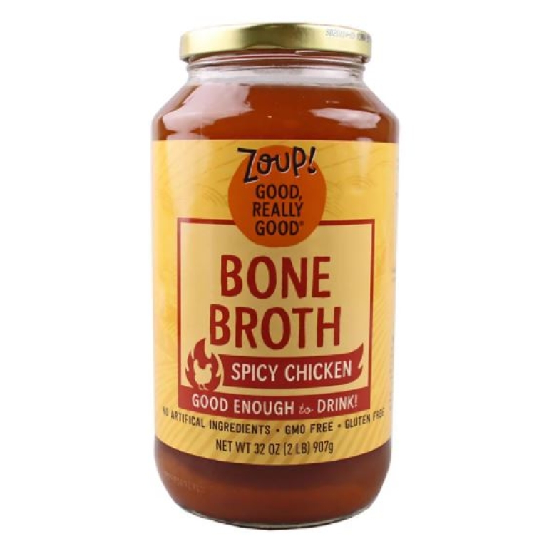 Spicy Chicken Bone Broth, 32 oz
