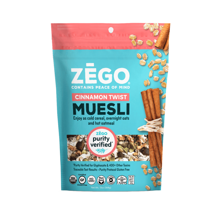 Organic Gluten Free Nut Free Muesli Cinnamon Twist, 13 oz