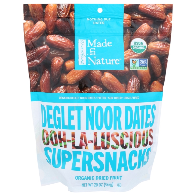 Organic Dried Dates, 20 oz