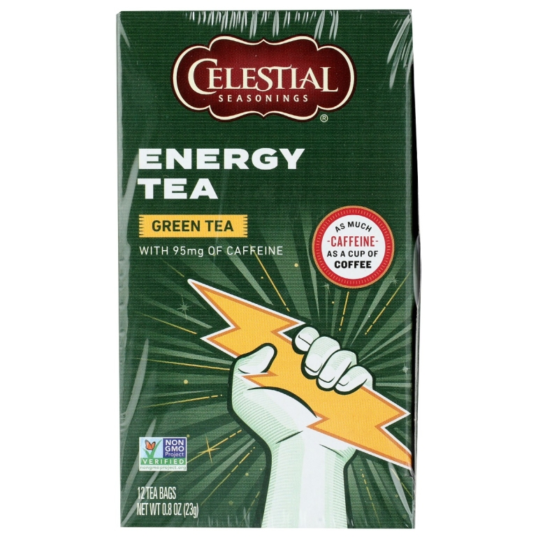 Energy Green Tea With Caffeine, 12 bg