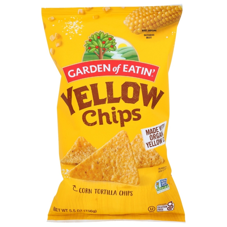 Chips Tortilla Yellow, 5.5 oz