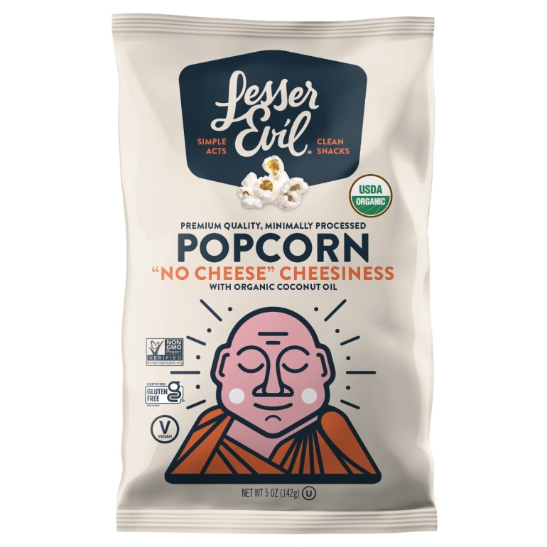 Organic White Cheddar Popcorn, 5 oz