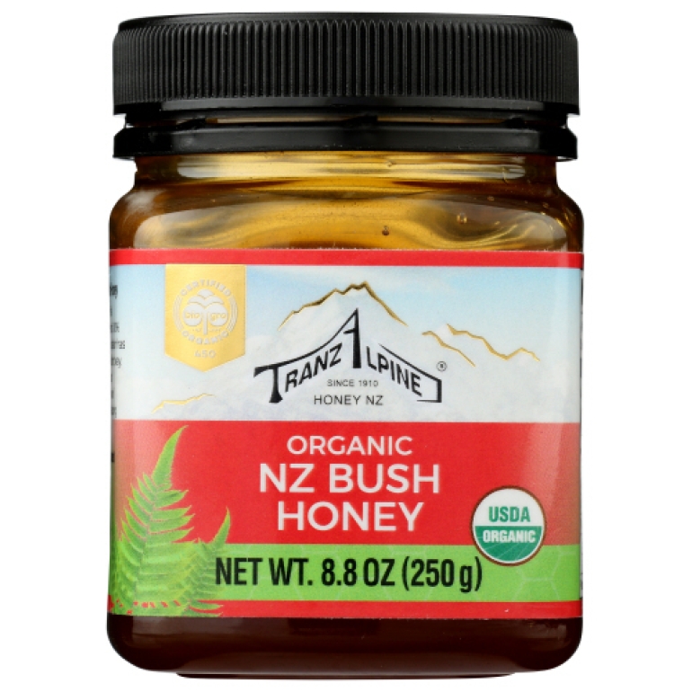 Organic Nz Bush Honey, 8.8 oz