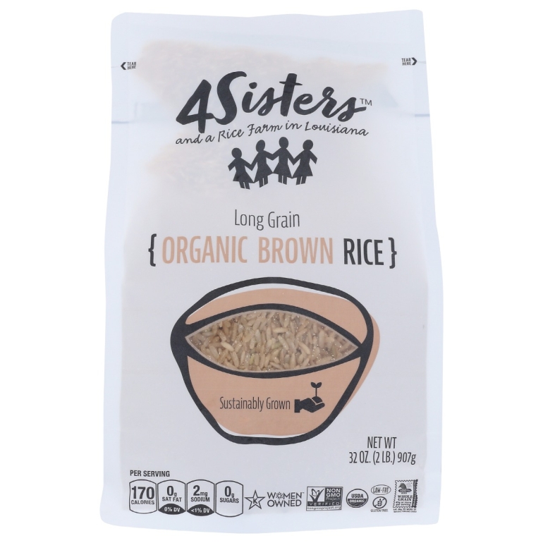 Extra Long Grain Organic Brown Rice, 2 lb