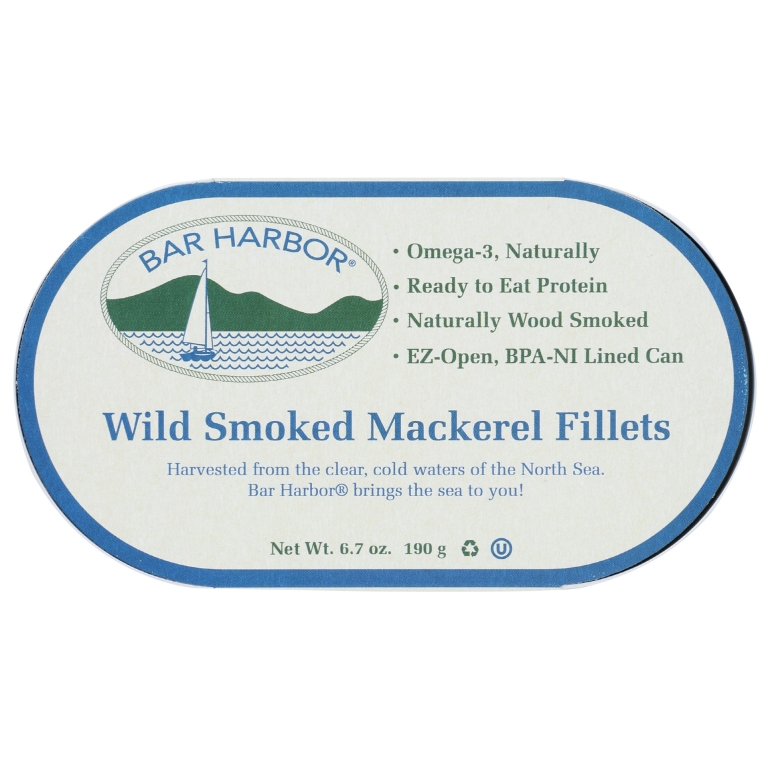 Mackerel Fillet Wld Smkd, 6.7 oz