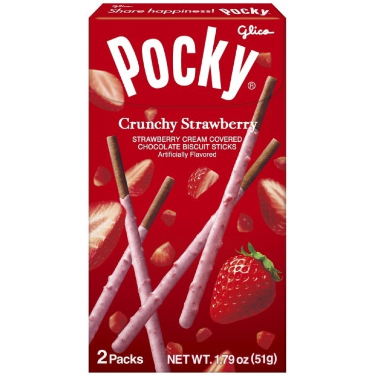 Pocky Crunchy Strawberry, 1.79 oz